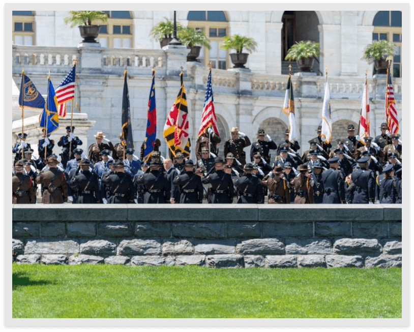 Secret Service ceremony