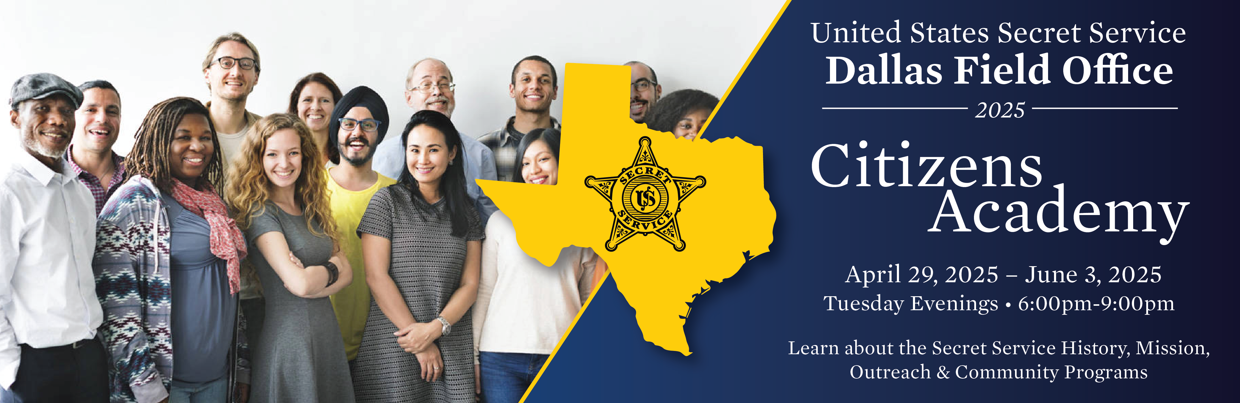 Citizen's Academy Informational Banner