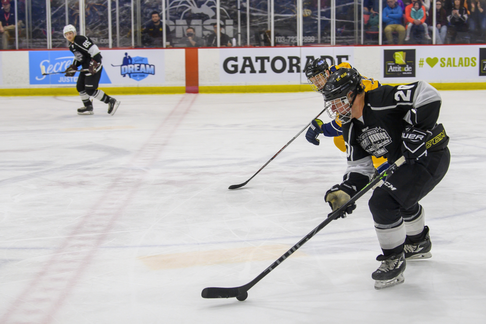 Secret Service and FBI face off in their annual hockey charity game. 