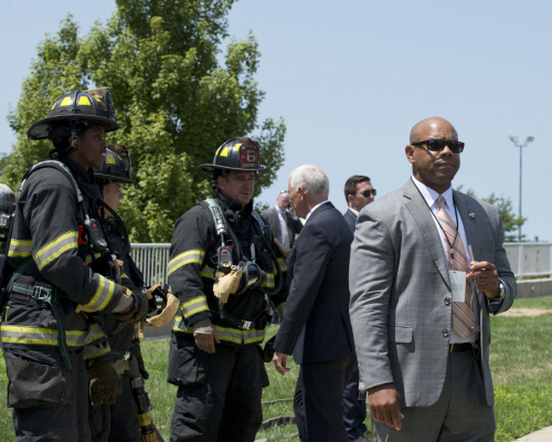 We ensure the safety of the president, the vice president, their families, the White House, the vice president’s residence, visiting foreign heads of state, former United States presidents and their spouses, and events of national significance.
