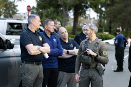 Secret Service Director Sean Curran was on hand during Operation May Magnitude.