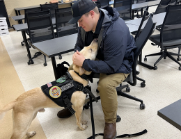 Electronic Detection Dogs at Jacksonville State University.