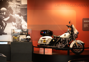 The Harley-Davidson Museum now features a Secret Service exhibit.