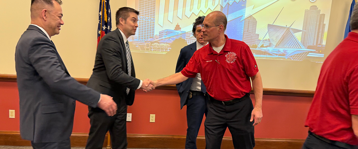 Secret Service personnel meet with Wisconsin law enforcement, safety and infrastructure partners to thank them for their efforts and cooperation during the 2024 Presidential campaign.