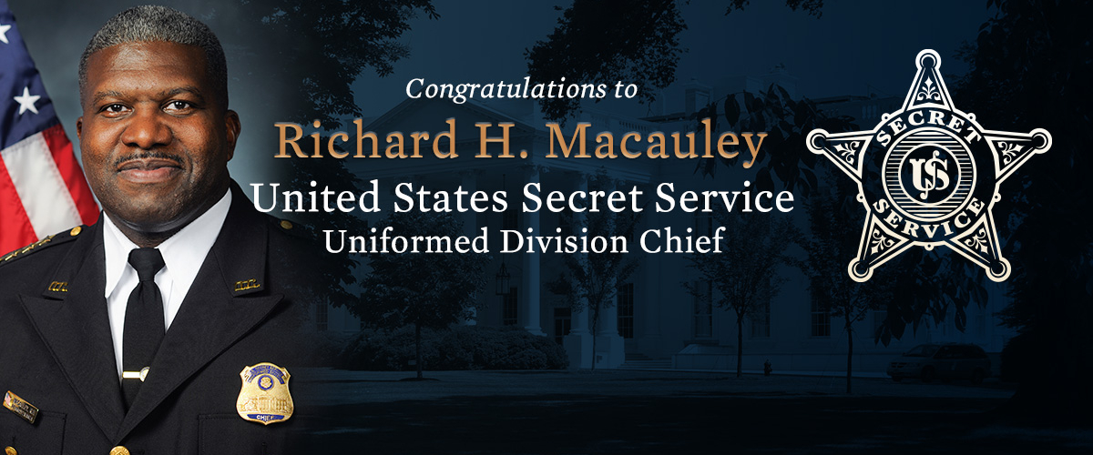 Richard H. Macauley was announced as the 23rd Chief of the Uniformed Division