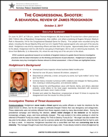 The Congressional Shooter: A Behavioral Review of James Hodgkinson